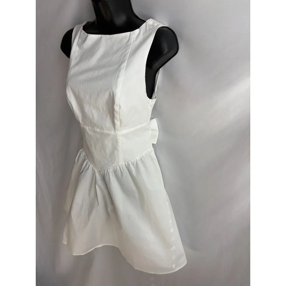 New White Mini Dress